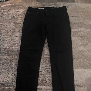 AG jeans stevie ankle slim straight leg Black size 28R jeans Women's